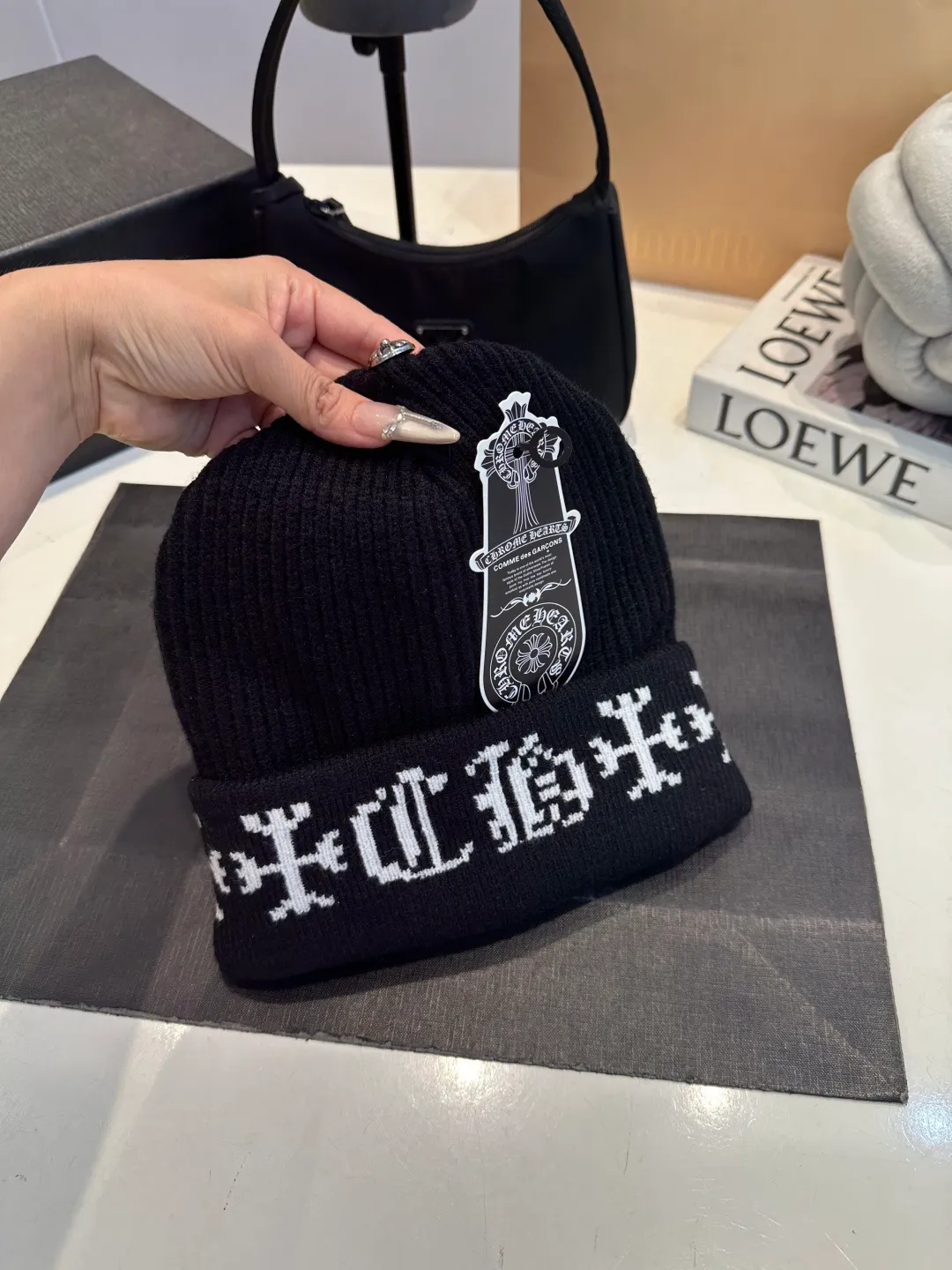 P46 Kroxin's 2025 autumn and winter new style iron-label woolen hat, super popular💖top-notch texture, great for going out on the street!